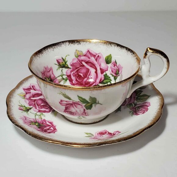 Royal Standard Teacup and Saucer Orleans Rose Vintage - Picture 10 of 10